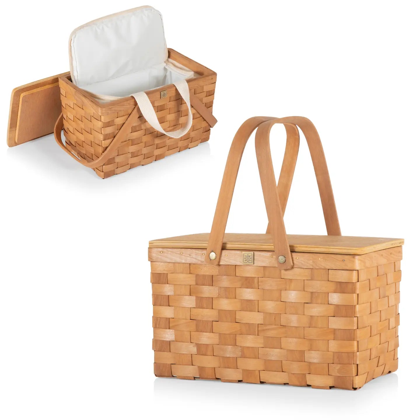 Poppy Picnic Insulated Basket