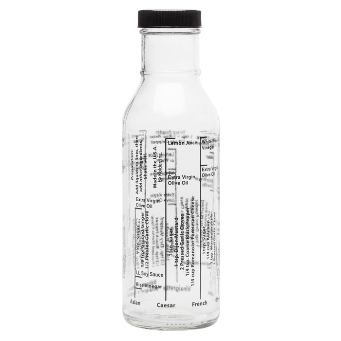 Lite Salad Dressing Mixer Bottle with 8 Recipes