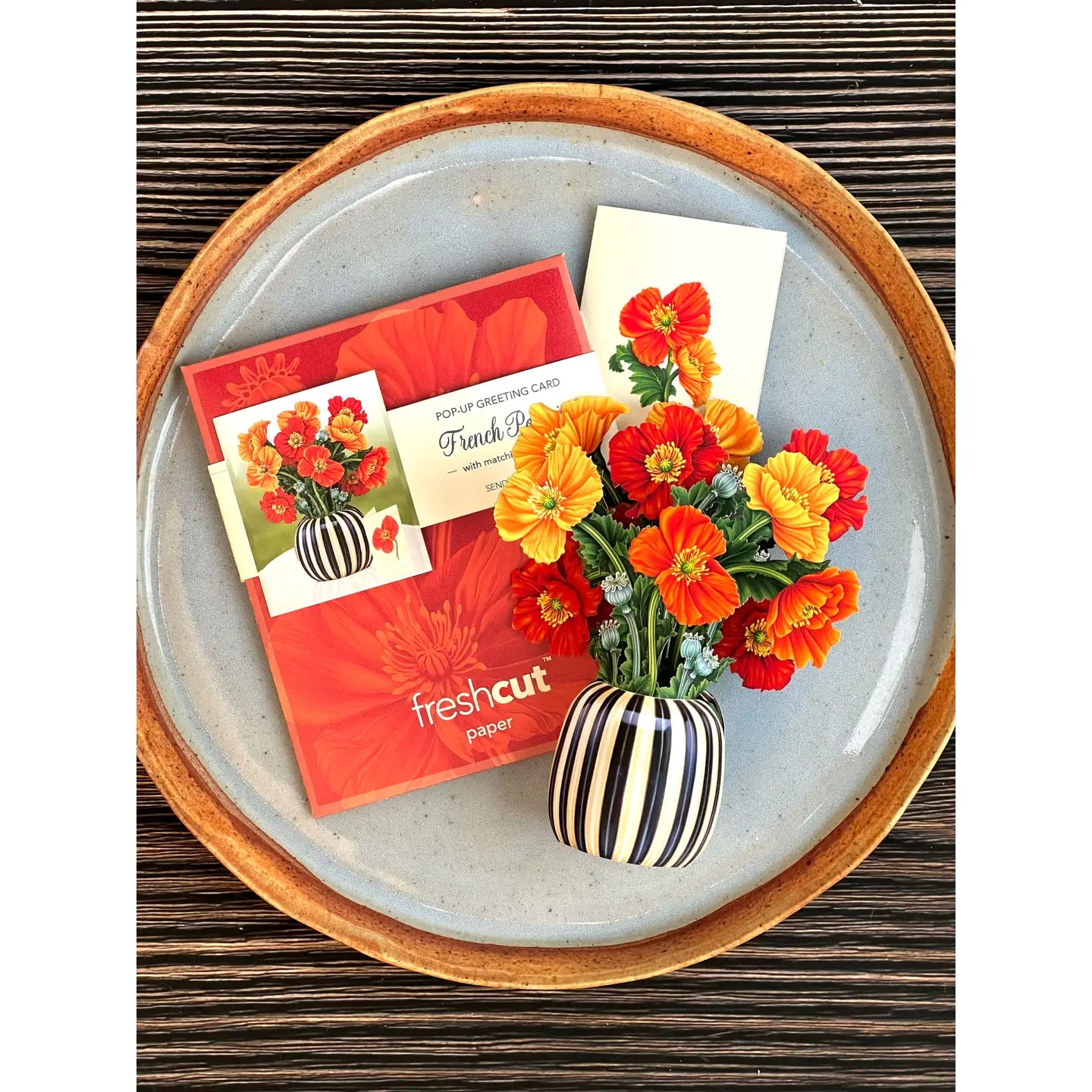 French Poppies Mini Pop Up Bouquet