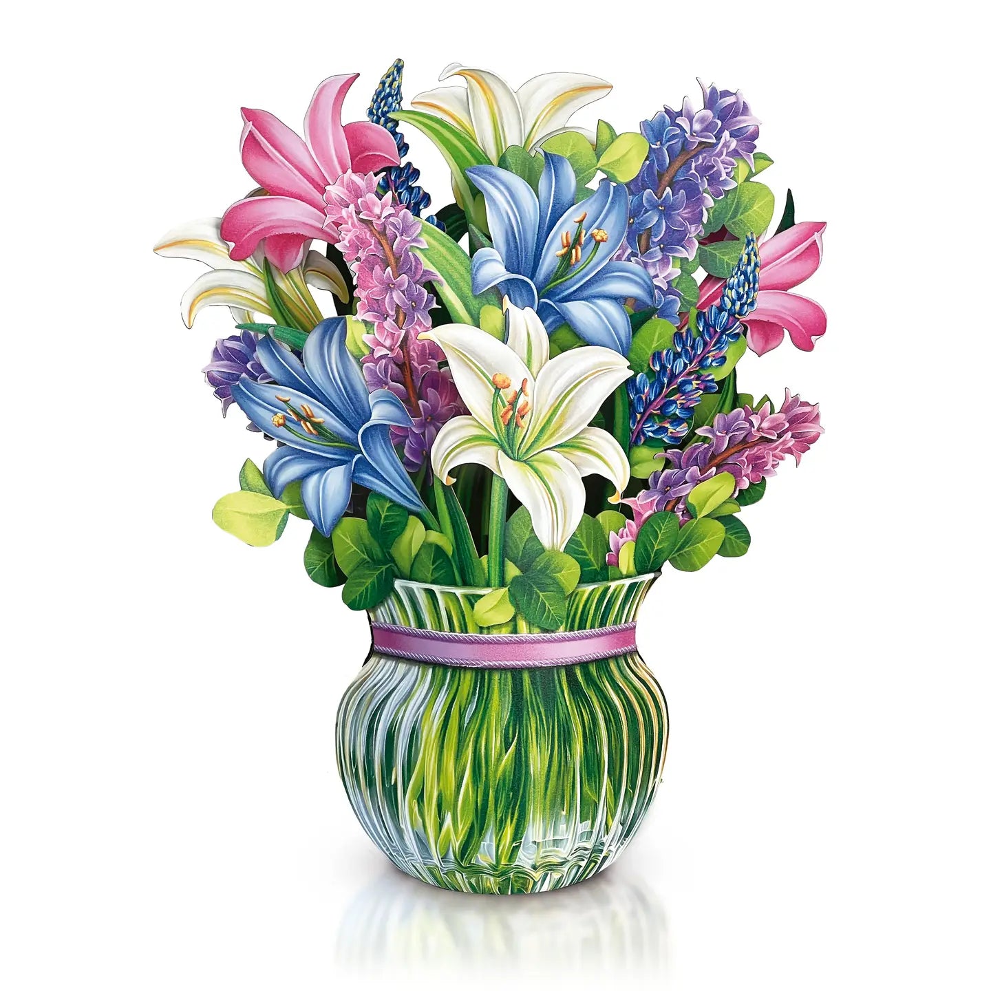 Lillies and Lupines Pop Up Bouquet