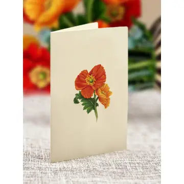 French Poppies Mini Pop Up Bouquet