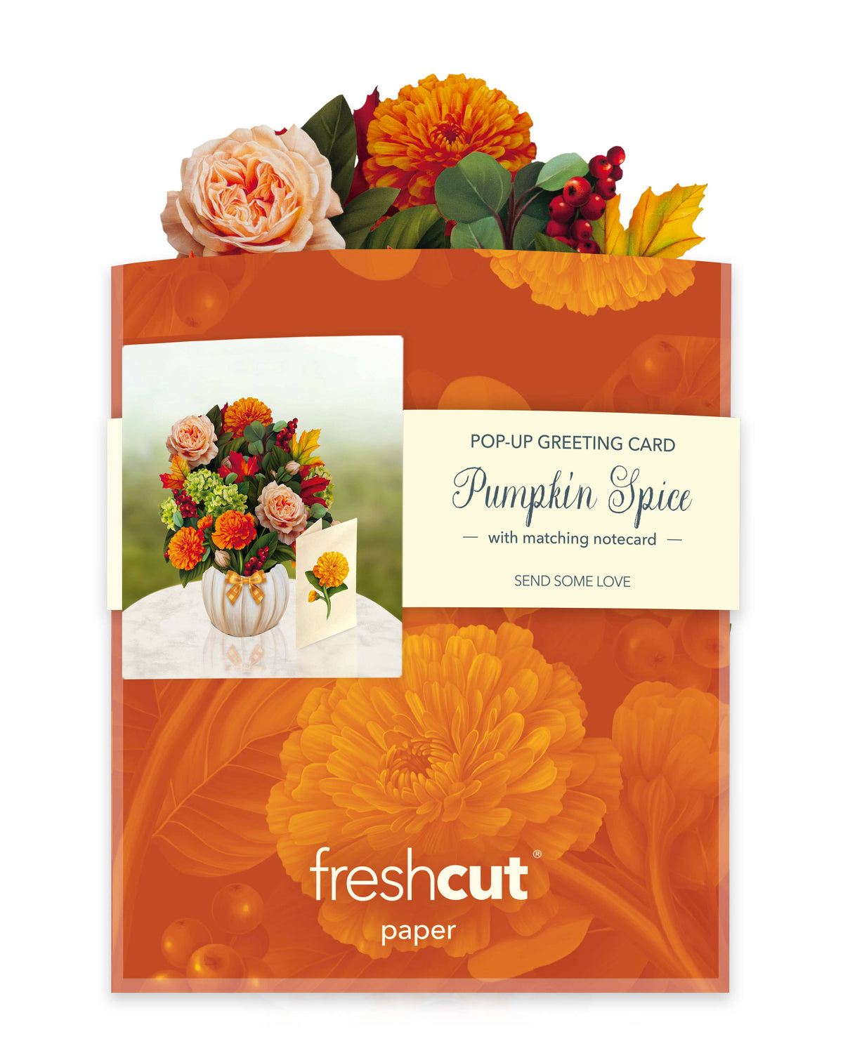 Mini Pumpkin Spice Pop-Up Greeting Card