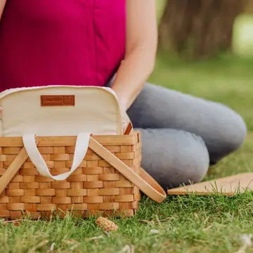 Poppy Picnic Insulated Basket