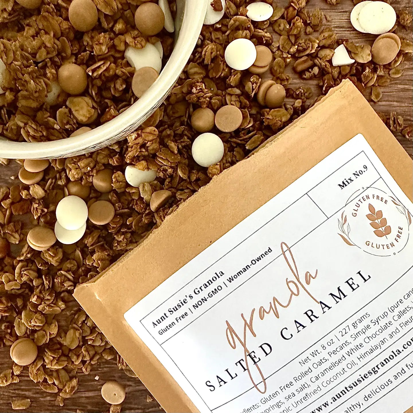 Aunt Susie's Salted Caramel Granola