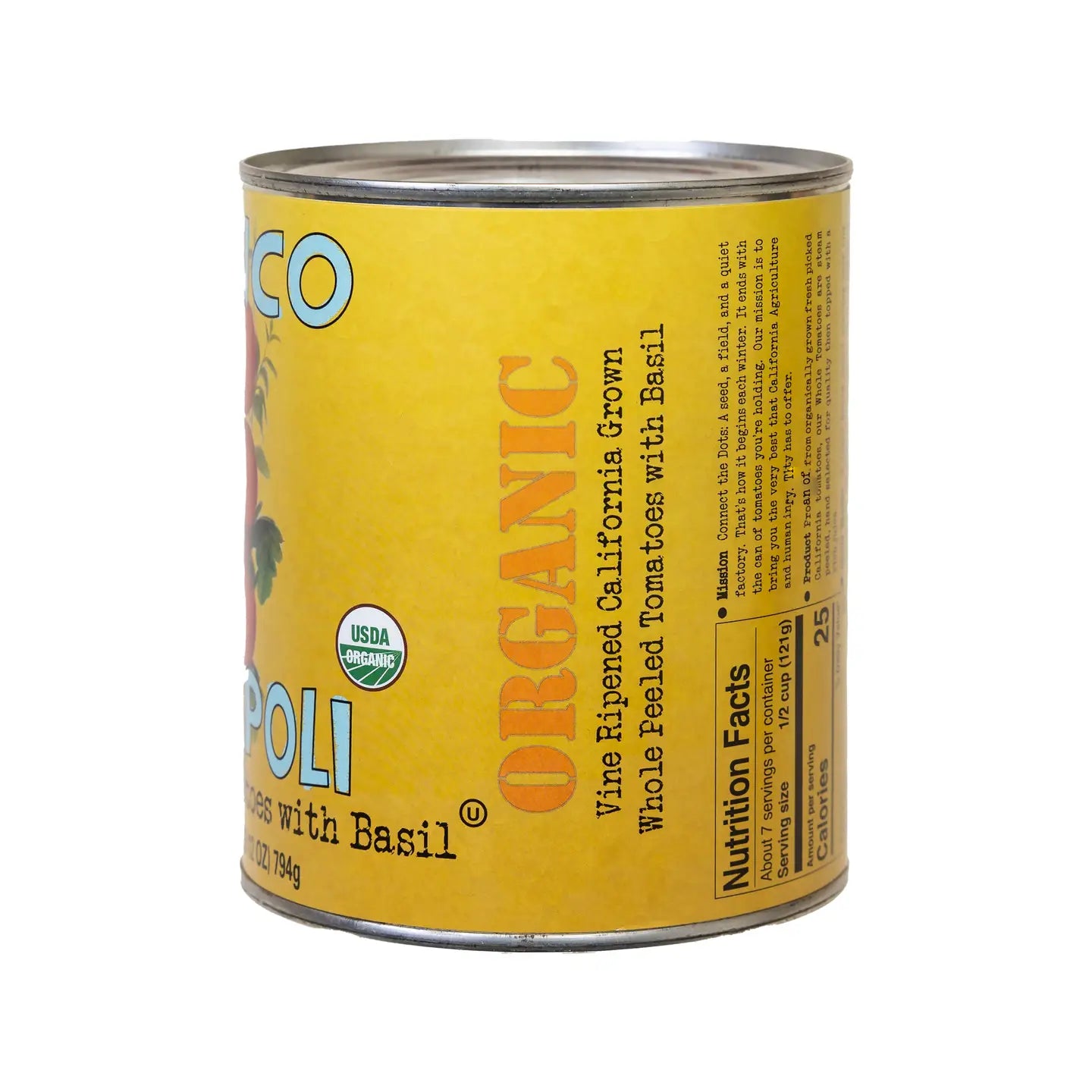 Bianco DiNapoli 28oz Org Whole Peeled Tomatoes