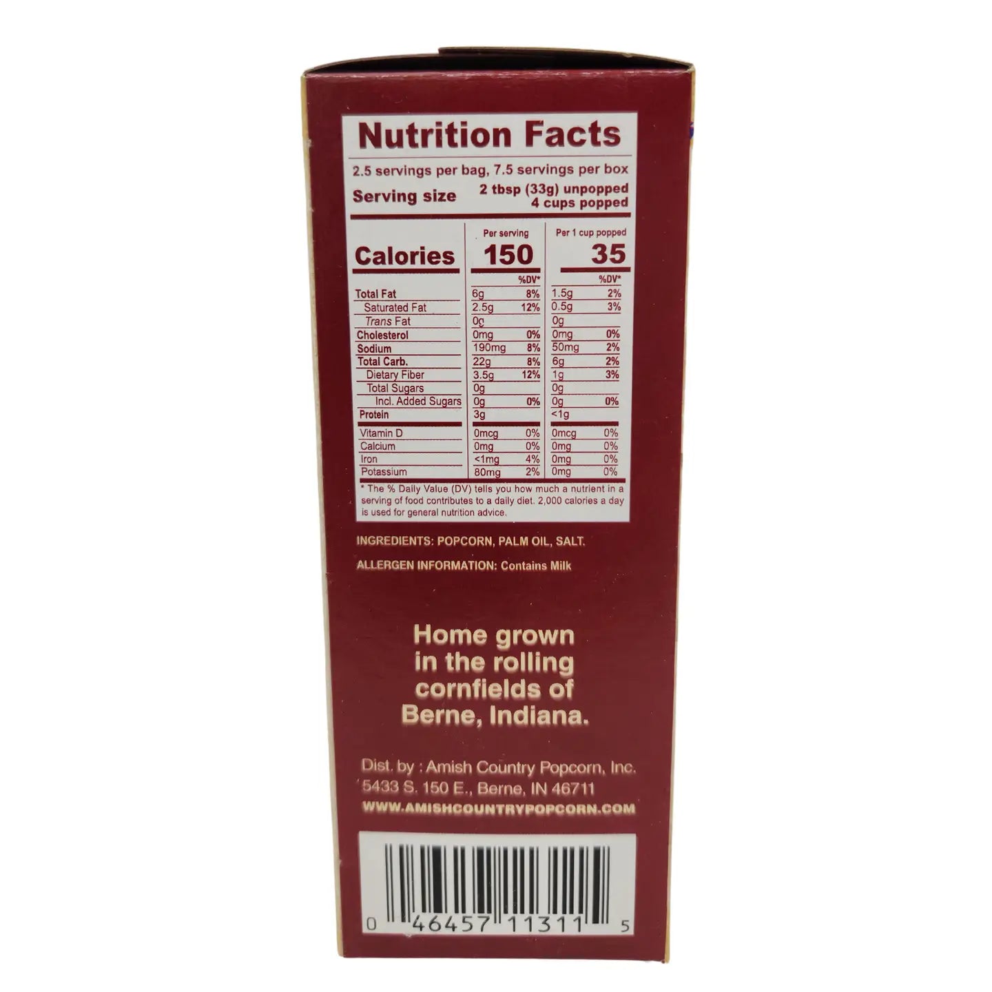 Lite Baby White Microwave Popcorn - 3 Pack
