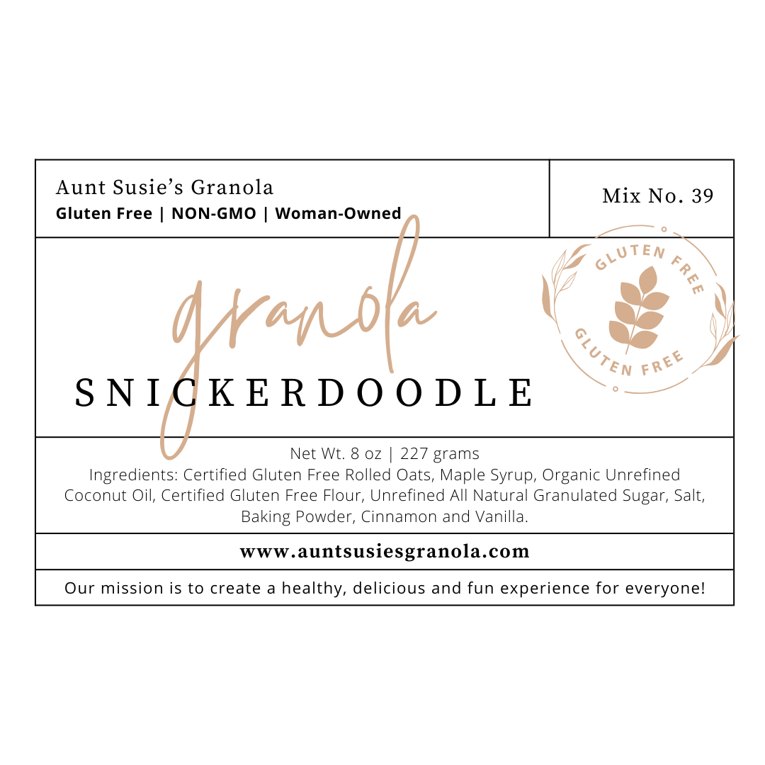 NEW! Snickerdoodle Granola: Bag
