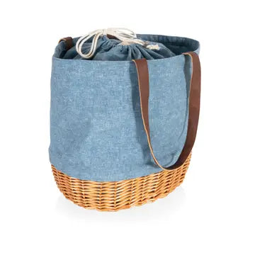 Denim Canvas & Willow Tote