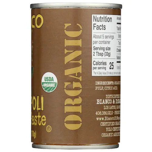 Bianco DiNapoli 6oz Organic Paste