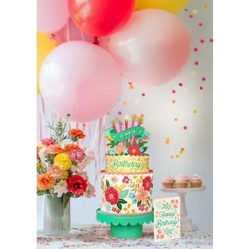Blooming Birthday Cake Pop Up