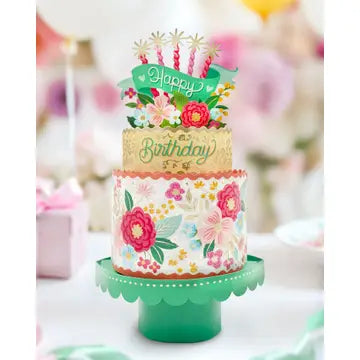 Blooming Birthday Cake Pop Up