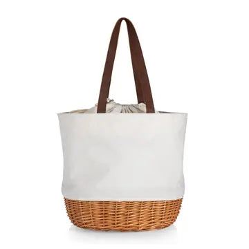 Striped Canvas & Willow Tote