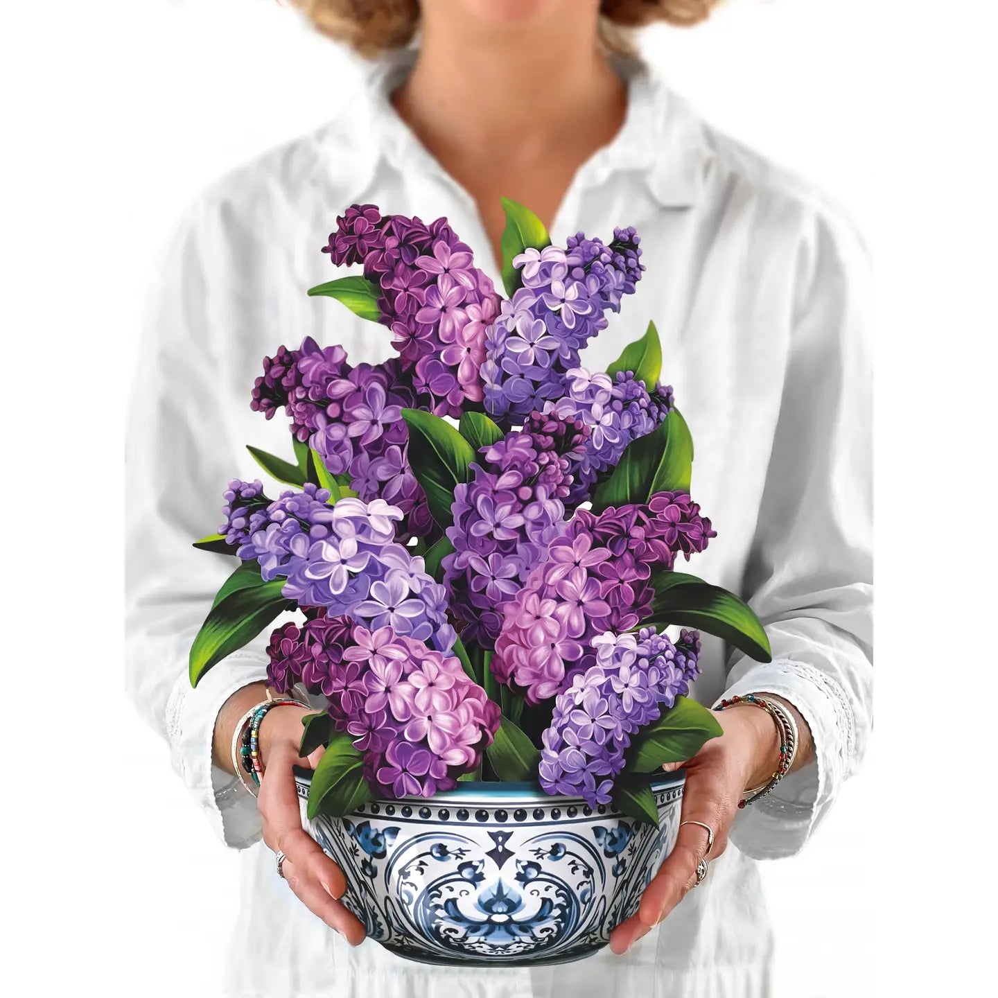 Garden Lilacs Pop Up Bouquet