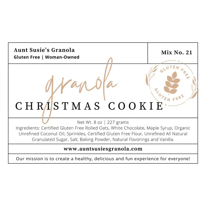 Aunt Susie's Christmas Cookie Granola