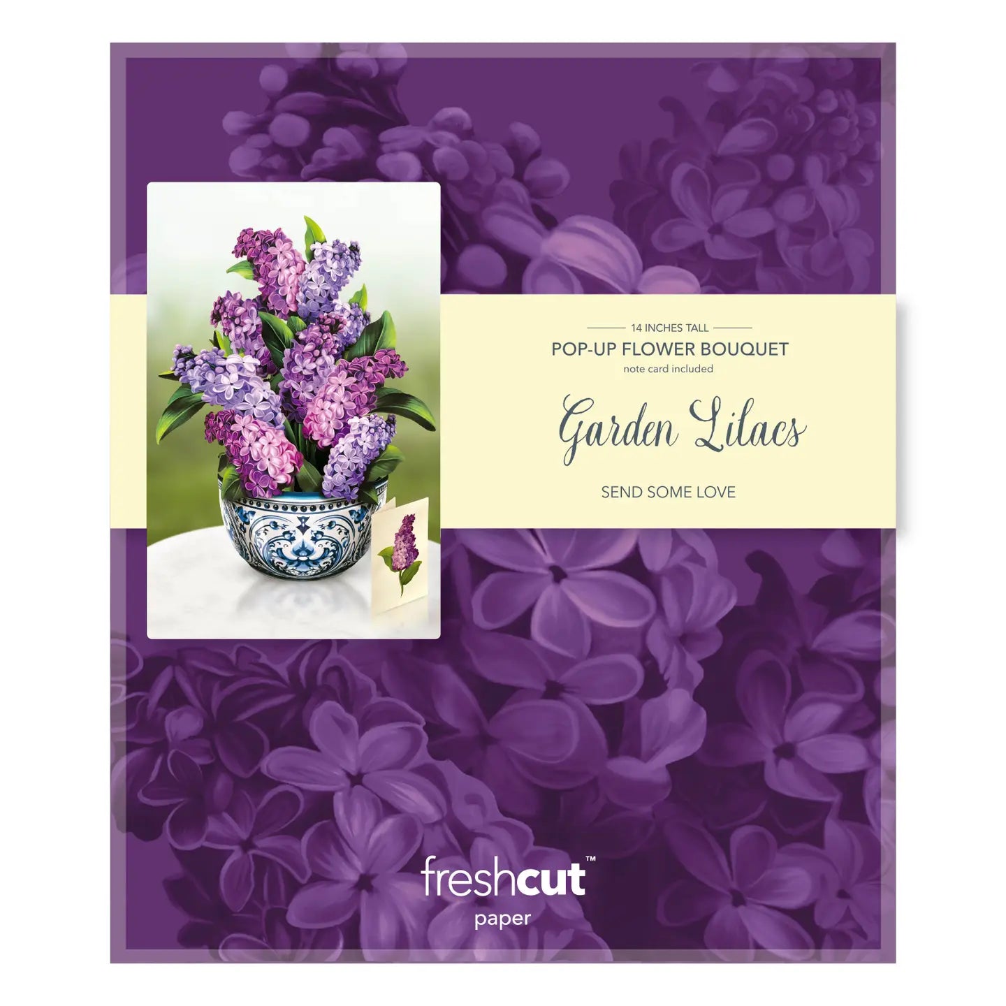 Garden Lilacs Pop Up Bouquet