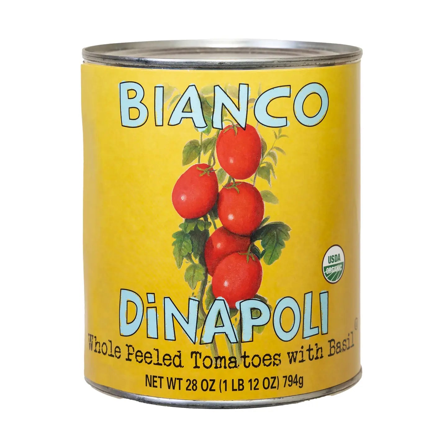 Bianco DiNapoli 28oz Org Whole Peeled Tomatoes