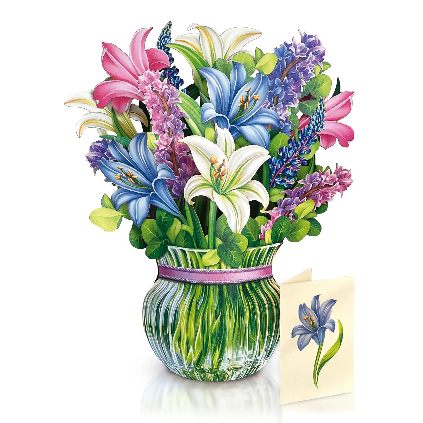 Lillies and Lupines Pop Up Bouquet