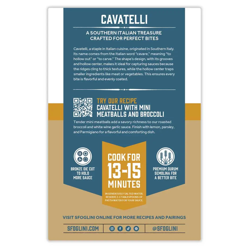 Sfoglini Cavatelli Pasta