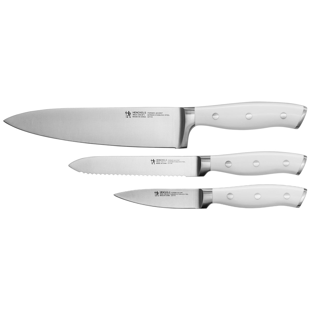 Henckels Forged Accent 3-pc Starter Knife Set