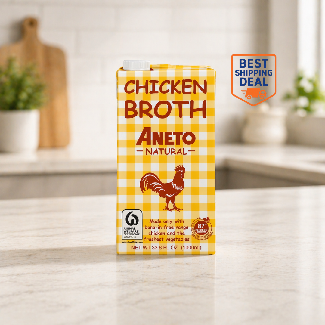 Aneto Spanish Chicken Broth 33.8oz (1L)