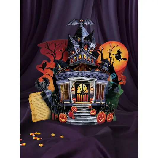 Haunted House Pop Up Card & Scavenger Hunt