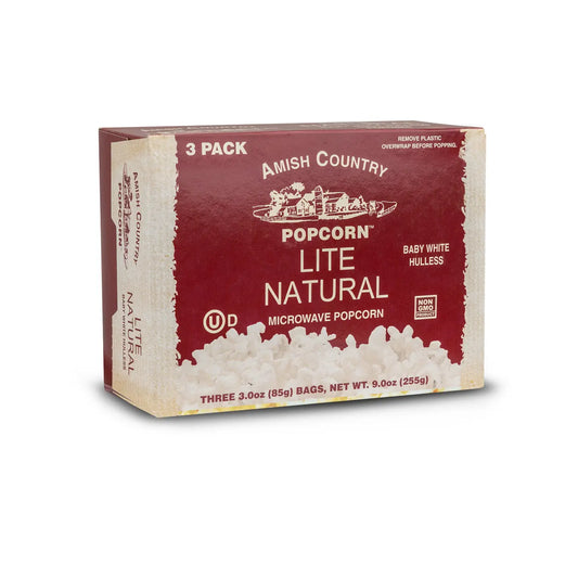 Lite Baby White Microwave Popcorn - 3 Pack
