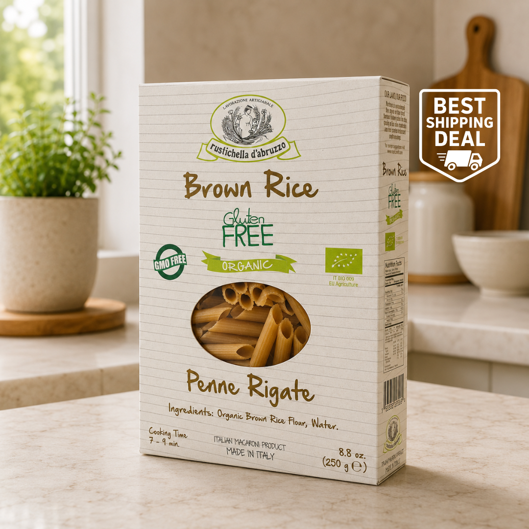 Rustichella Organic Brown Rice Penne 8.8oz