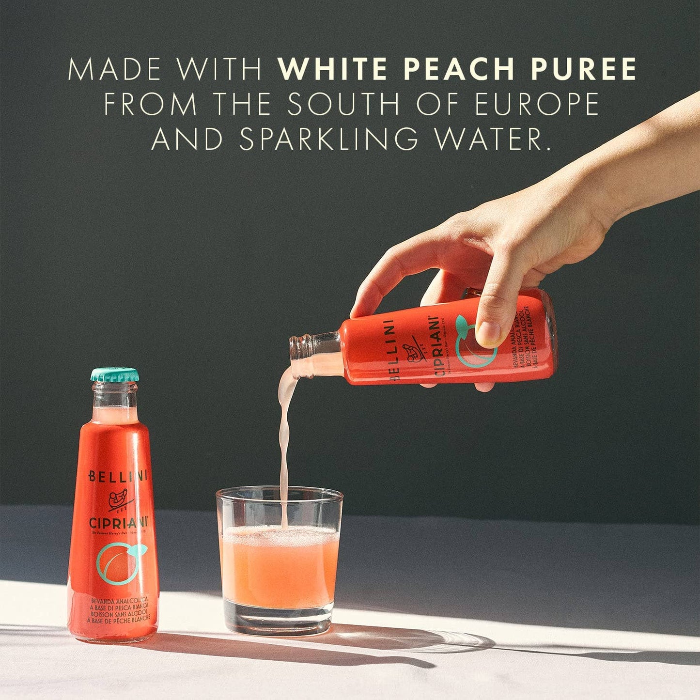 Cipriani Italian Bellini Cocktail Mix 4-Pack