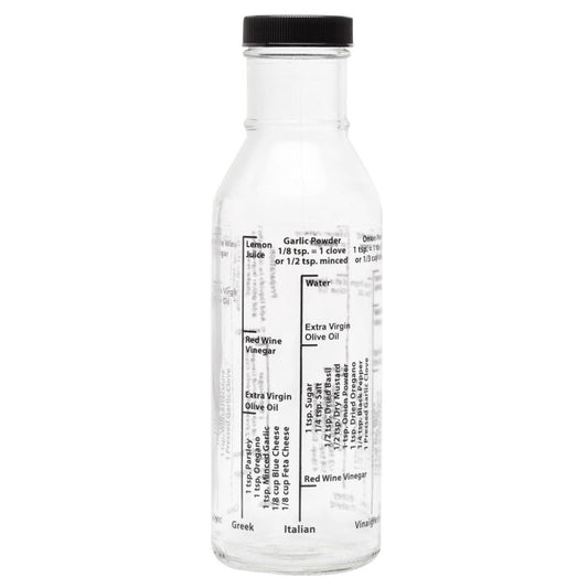 Lite Salad Dressing Mixer Bottle with 8 Recipes