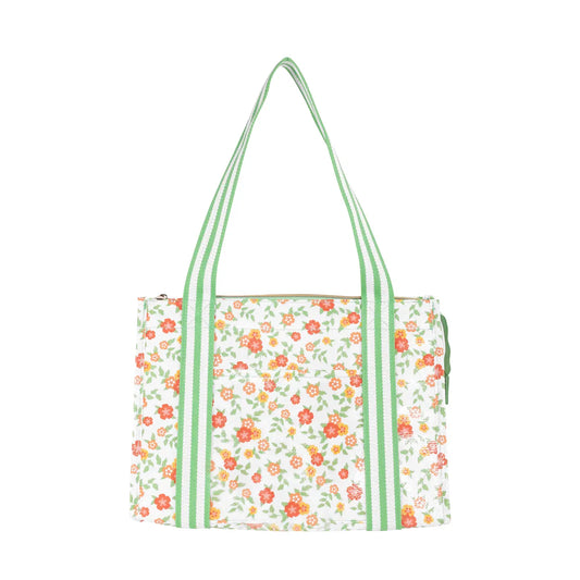 MS Floral Insulated Market Tote