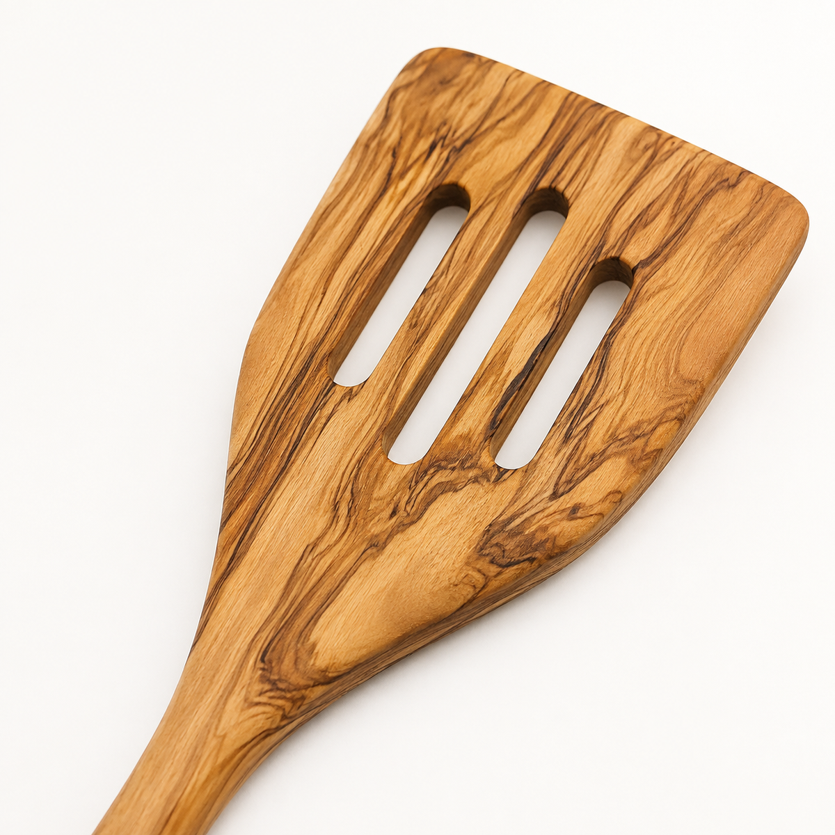 Olive Wood Slotted Spatula