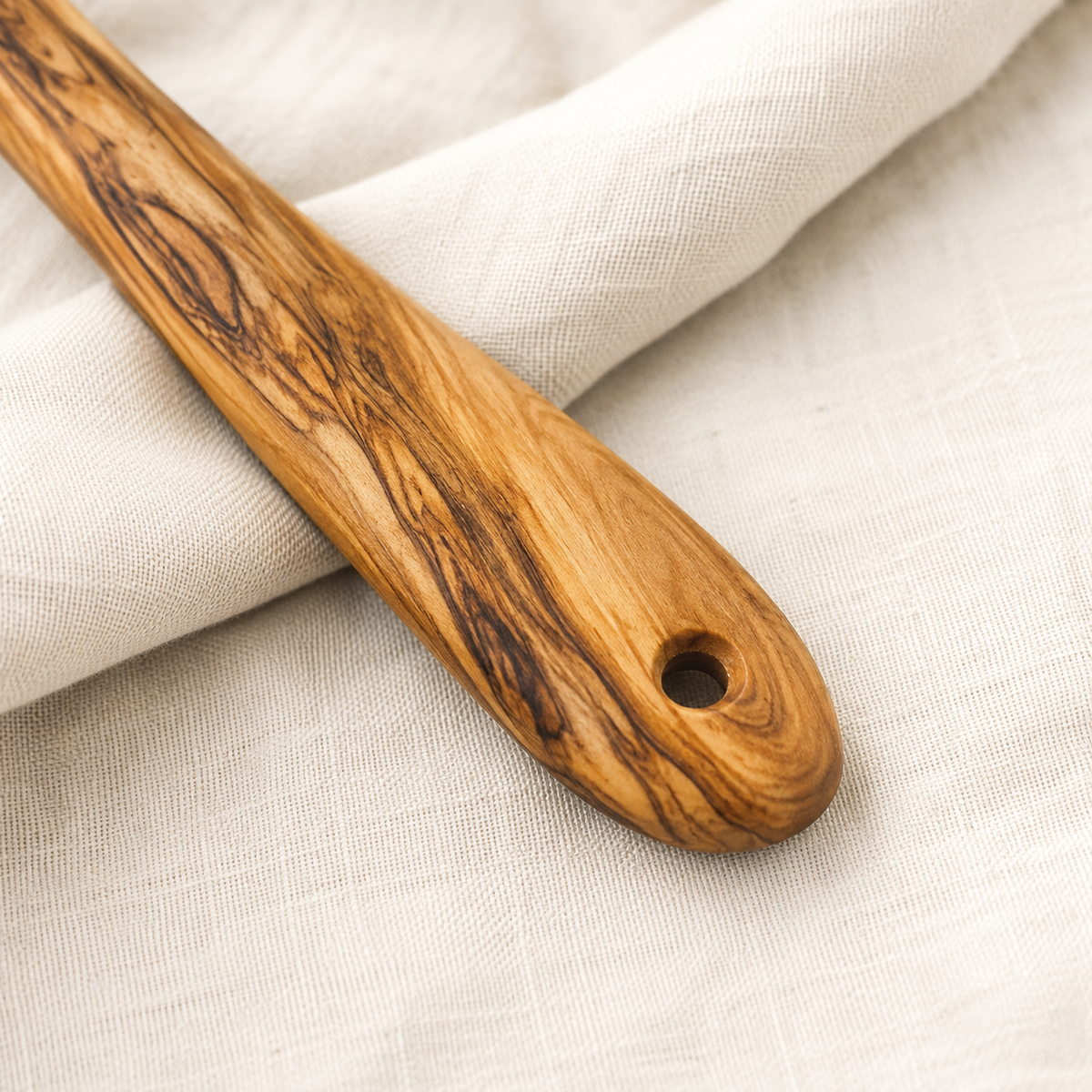 Olive Wood Slotted Spatula