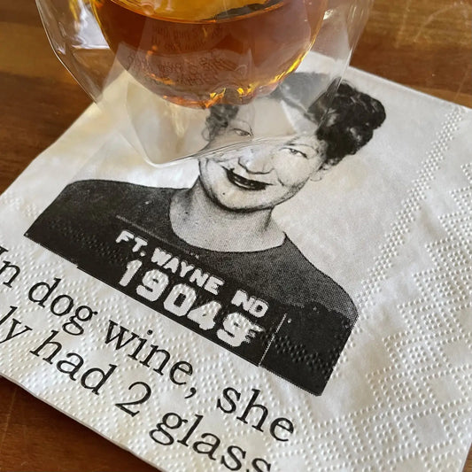 In Dog Wine ...Napkins