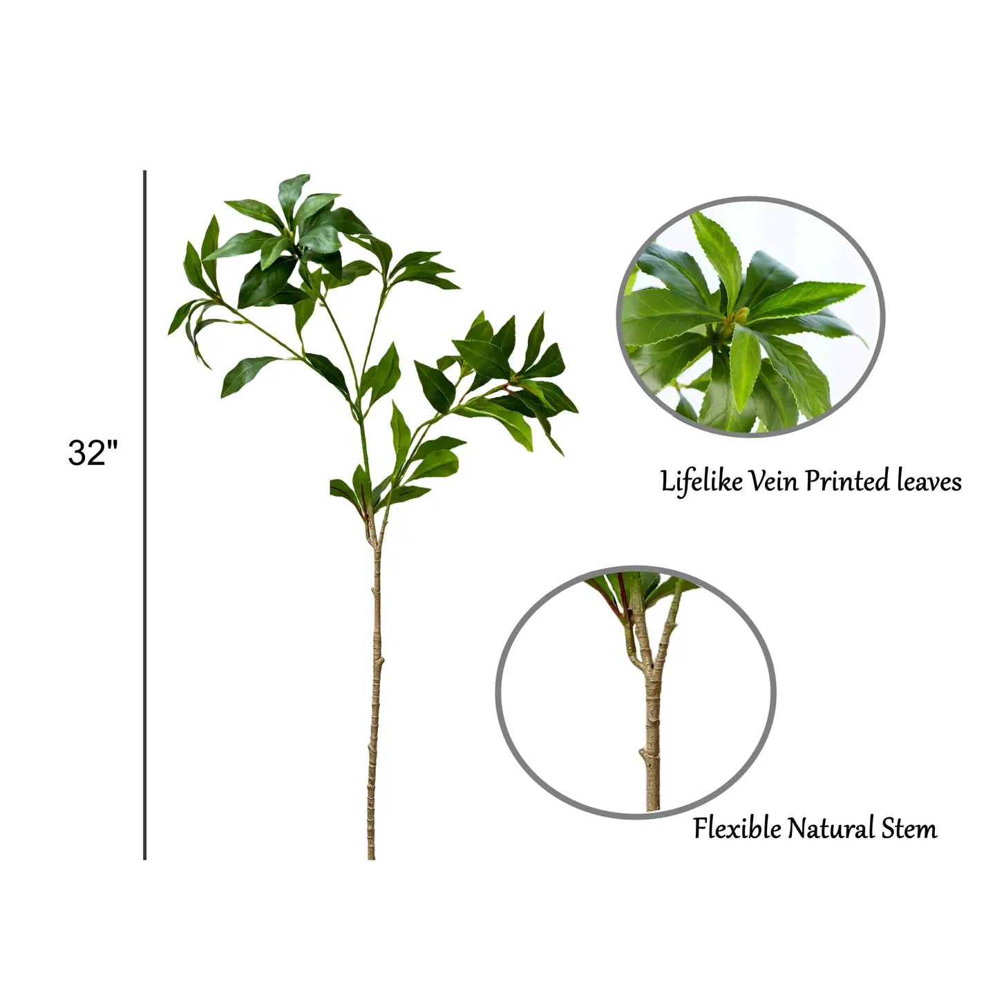 Japonica Greenery Stem
