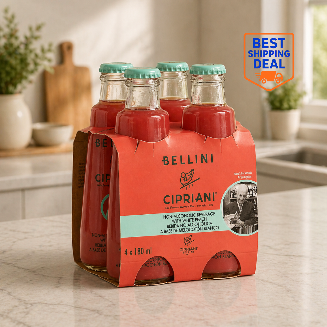 Cipriani Italian Bellini Cocktail Mix 4-Pack