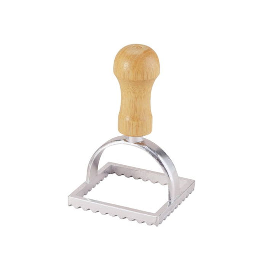 Round Ravioli Maker Stamp with Wooden Handle
