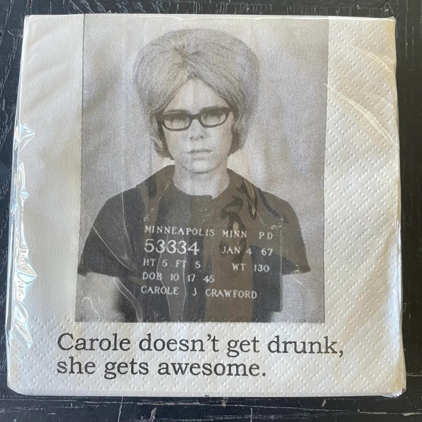 Carole doesn't get...Napkins