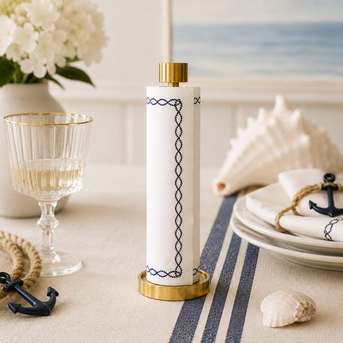 Coastal Link Party Tear-Off Roll Napkins