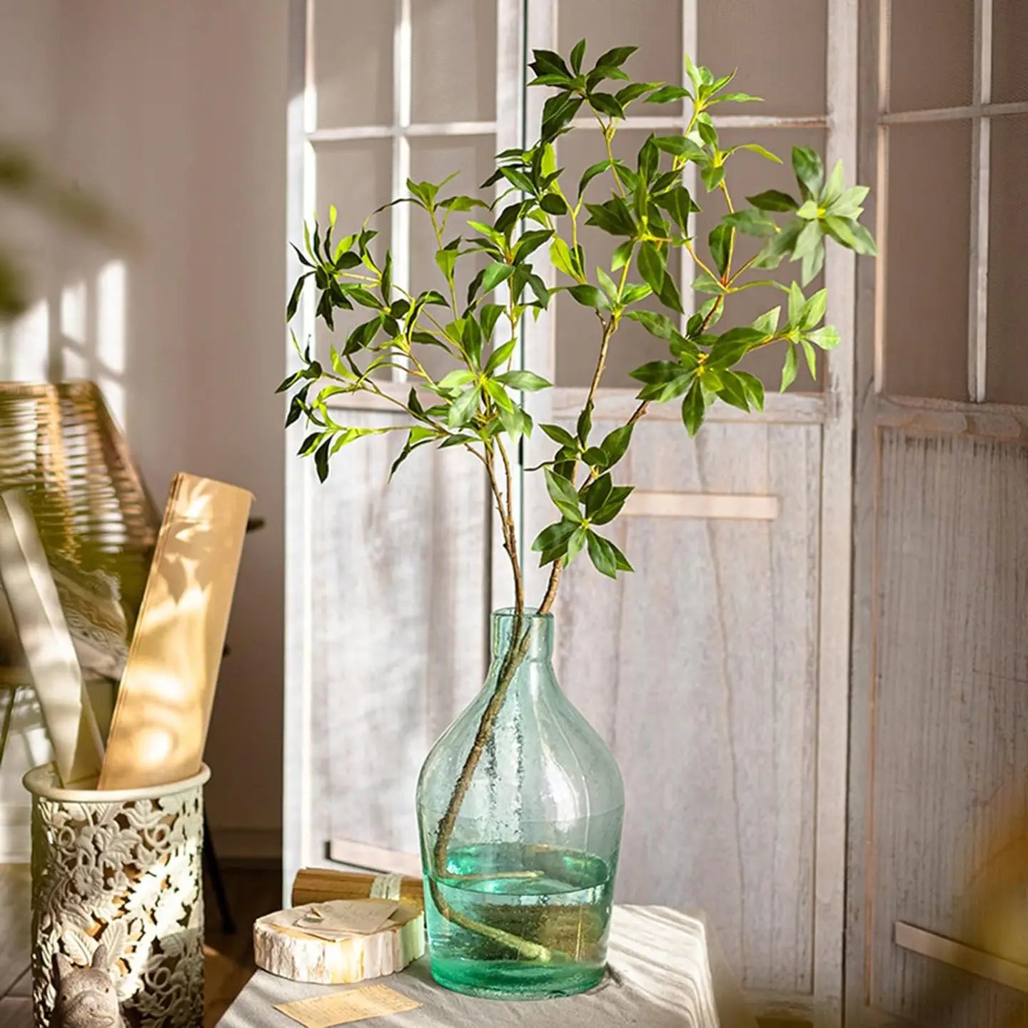 Japonica Greenery Stem