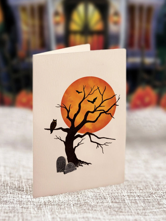Haunted House Pop Up Card & Scavenger Hunt