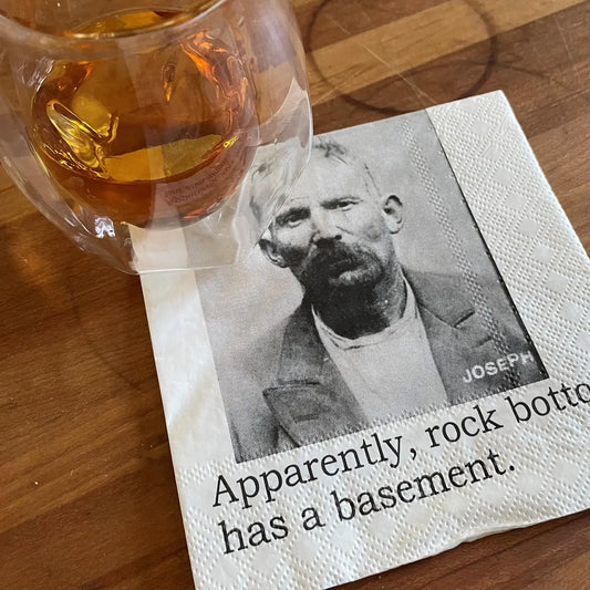 Apparently rock bottom...Napkins