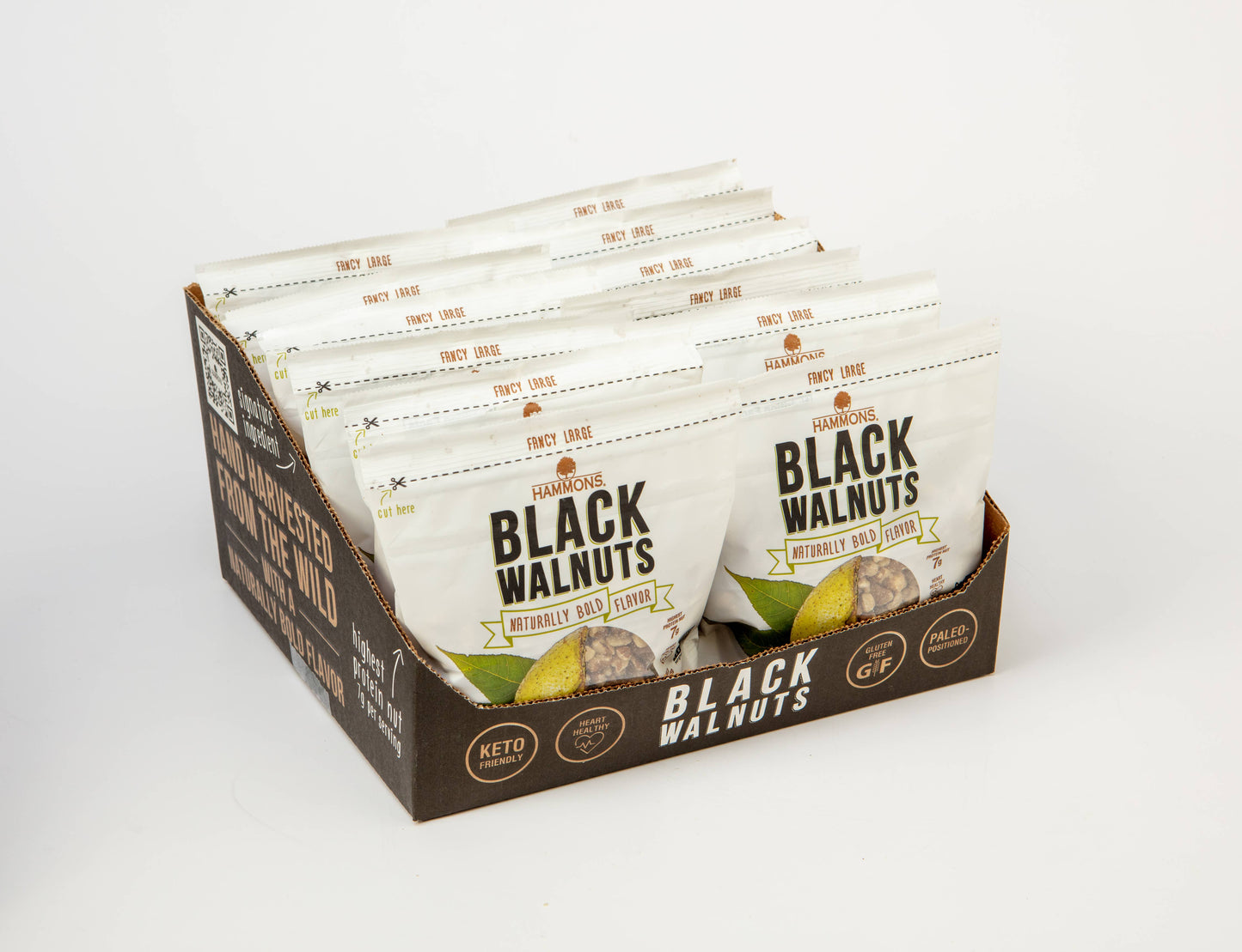 Fancy Large Black Walnuts (8oz)