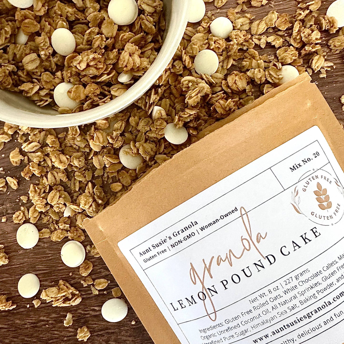 Aunt Susie’s Lemon Pound Cake Granola