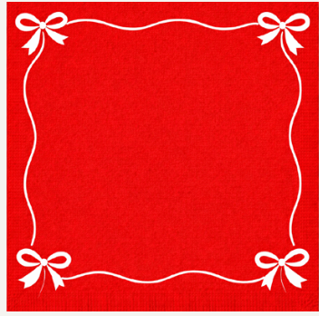 Tied with a Bow Cocktail Napkins
