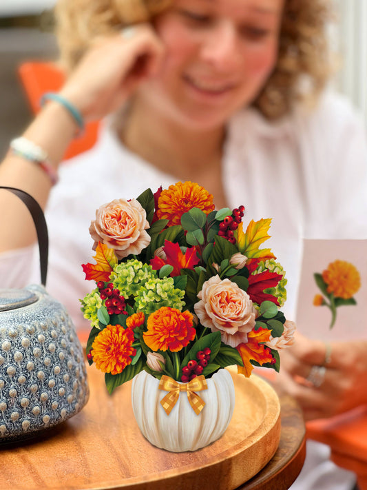Mini Pumpkin Spice Pop-Up Greeting Card