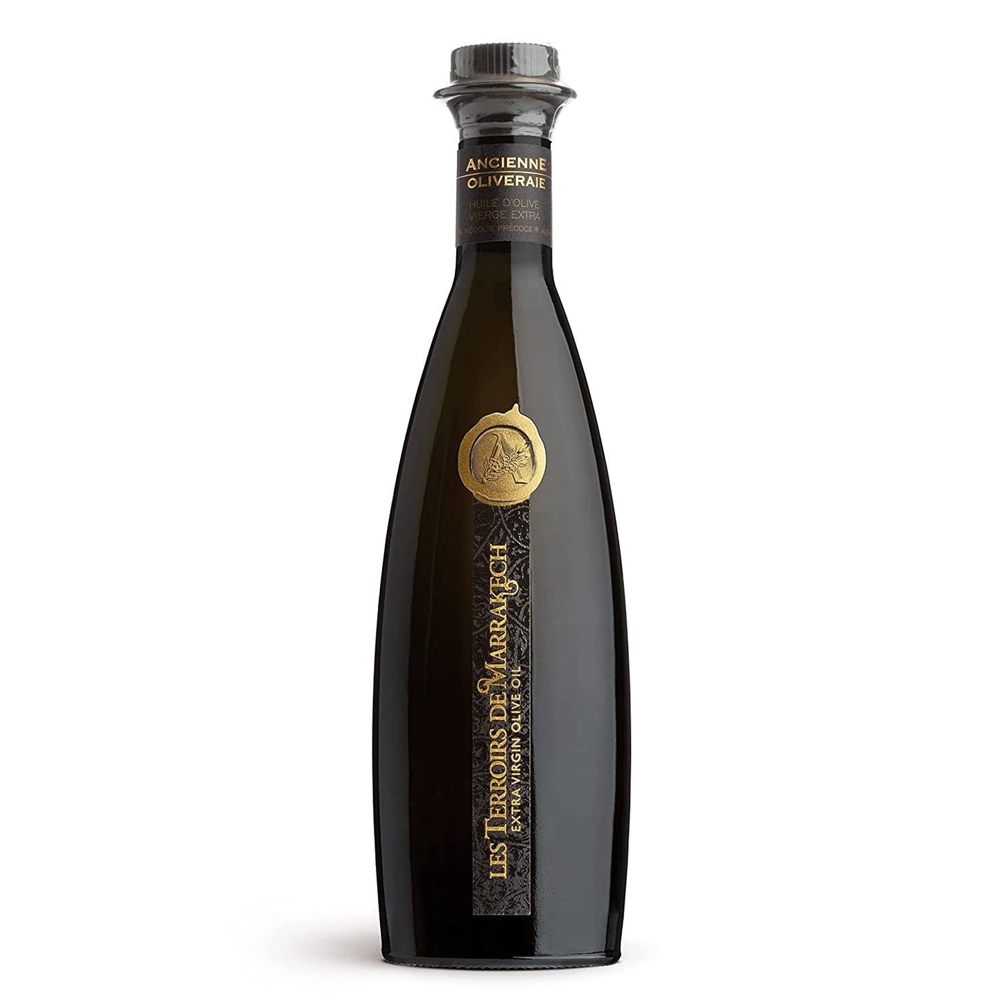 LES TERROIRS DE MARRAKECH Organic Extra Virgin Olive Oil: GLASS BOTTLE OF 250ML