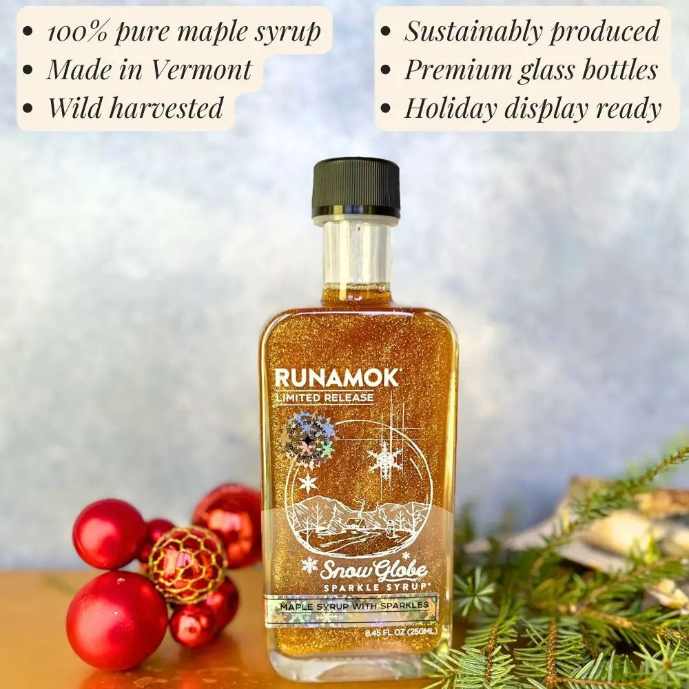 Limited Edition Snow Globe Sparkle Maple Syrup