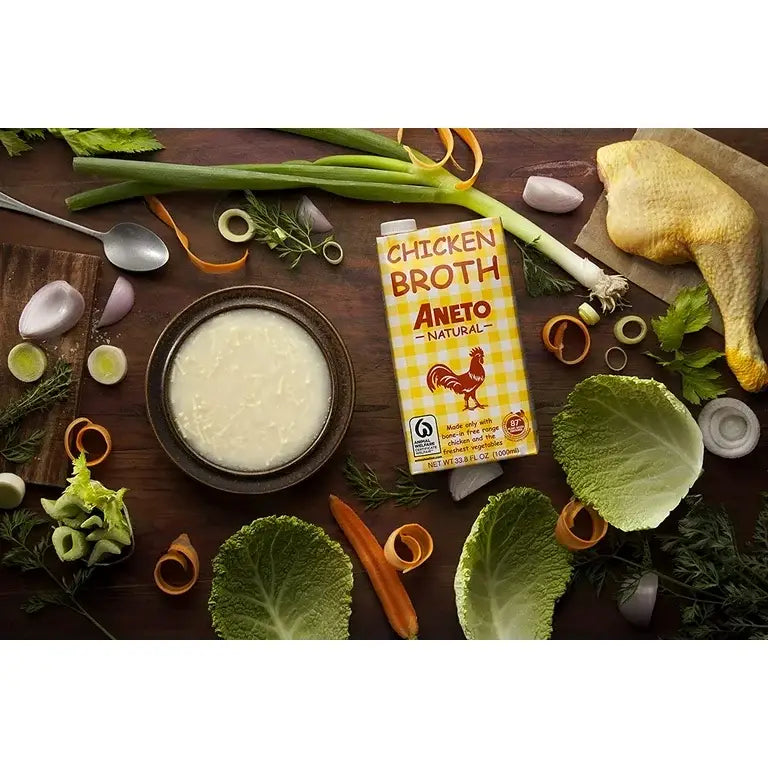 Aneto Spanish Chicken Broth 33.8oz (1L)
