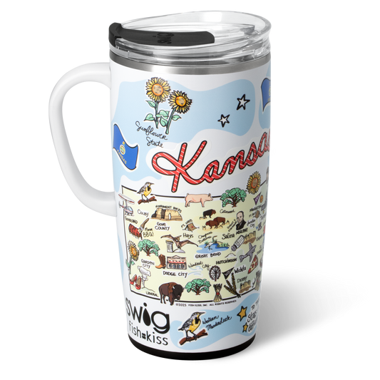 Kansas Travel Mug 22oz