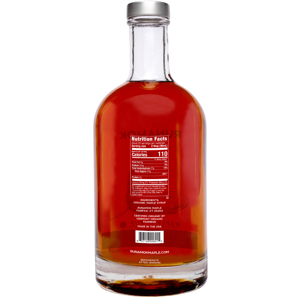 Sugarmaker's Cut Organic Vermont Maple Syrup